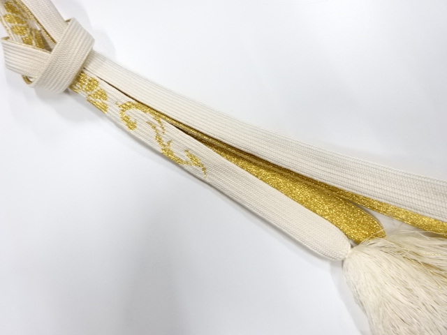 正絹　手組帯締め